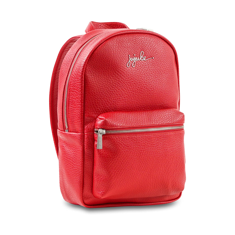 Jujube Leather - Mini Backpack (Red)-Binky Boppy