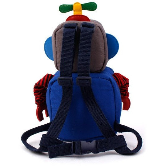Winghouse - Flybot Toy Safety Backpack (Blue)-Binky Boppy