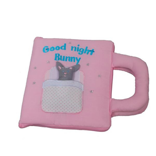 Oskar&Ellen - Interactive Books (Goodnight Book in Pink)-Binky Boppy