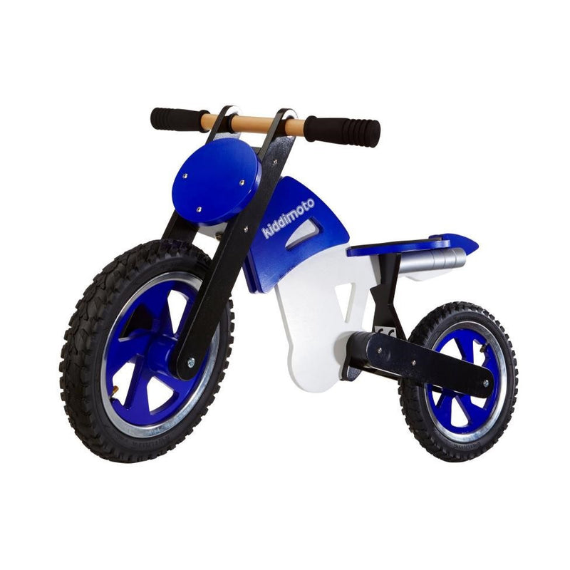 Kiddimoto - Blue/White Scrambler-Binky Boppy