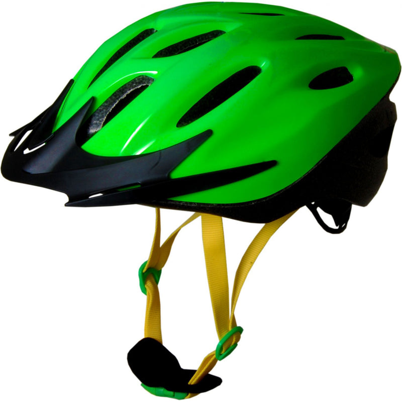 Kiddimoto - Neon Green Cycle Helmet-Binky Boppy