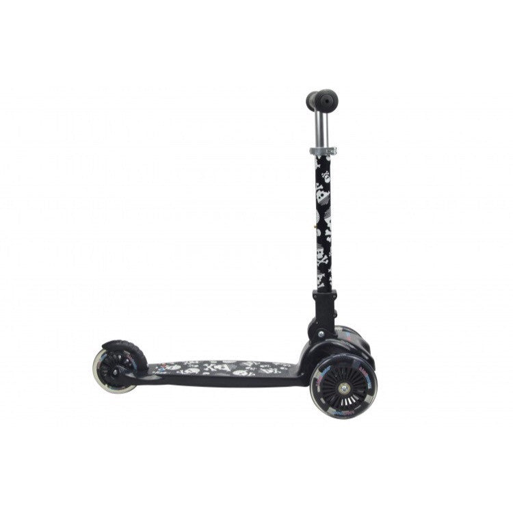 Kiddimoto - Skullz U-Zoom Scooter-Binky Boppy