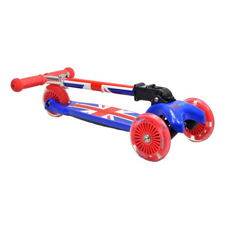 Kiddimoto - Union Jack U-Zoom Scooter-Binky Boppy