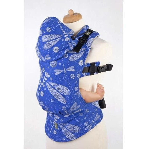 LennyLamb - Dragonfly Blue & White Carrier-Binky Boppy