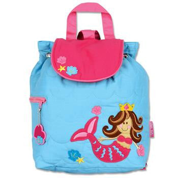 Stephen Joseph - Quilted Backpack (Mermaid)-Binky Boppy