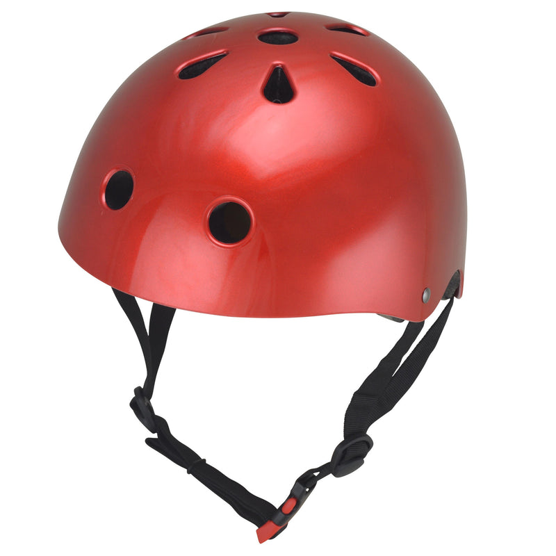 Kiddimoto - Metallic Red Helmet-Binky Boppy