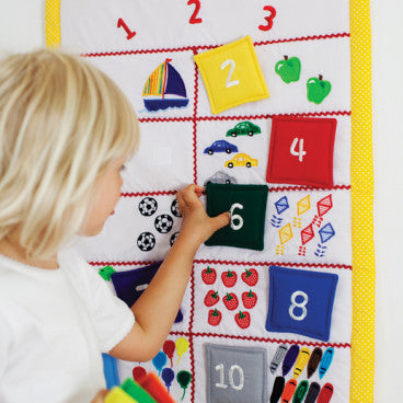 Oskar&Ellen - Interactive Wall Hanging (Numbers)-Binky Boppy