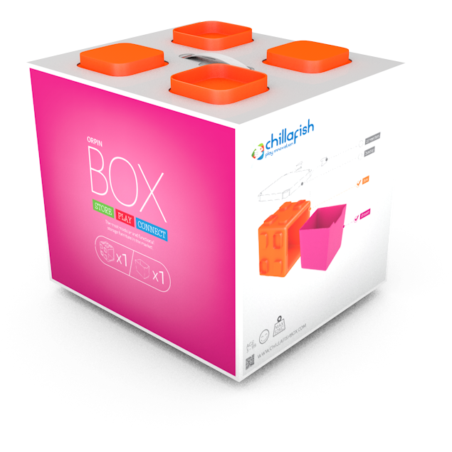 Chillafish - BOX (Orange/Pink)-Binky Boppy