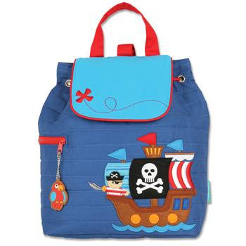 Stephen Joseph - Quilted Backpack (Pirate)-Binky Boppy