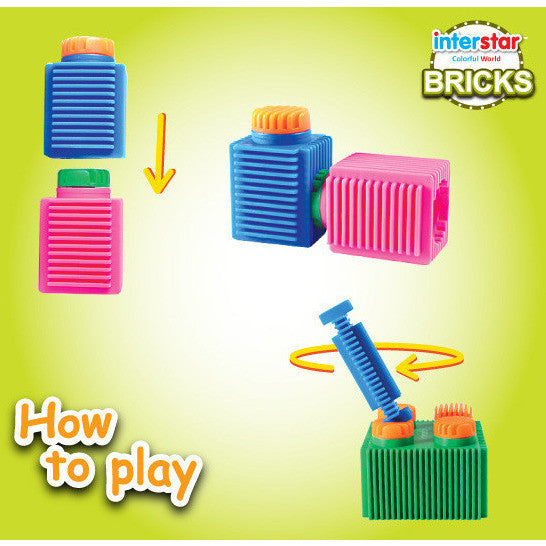 Interstar - Bricks (50 Pieces)-Binky Boppy