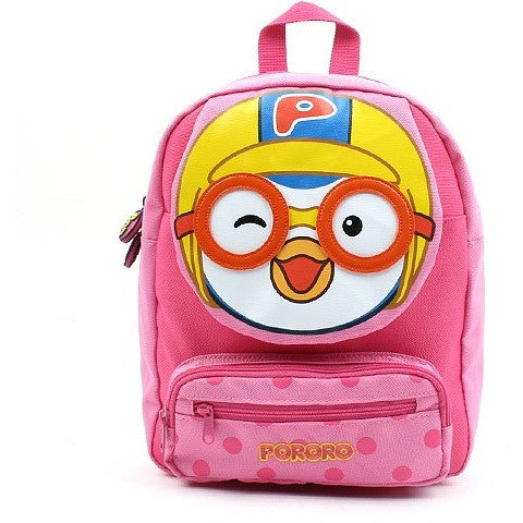 Winghouse - Pororo Face Safety Harness Backpack (Pink)-Binky Boppy
