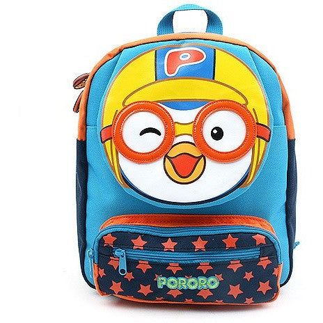 Winghouse - Pororo Face Safety Harness Backpack (Blue)-Binky Boppy