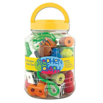 Stephen Joseph - Bead String Set (Zoo)-Binky Boppy