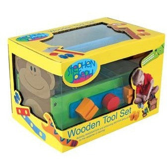 Stephen Joseph - Wooden Tool Set (Zoo)-Binky Boppy