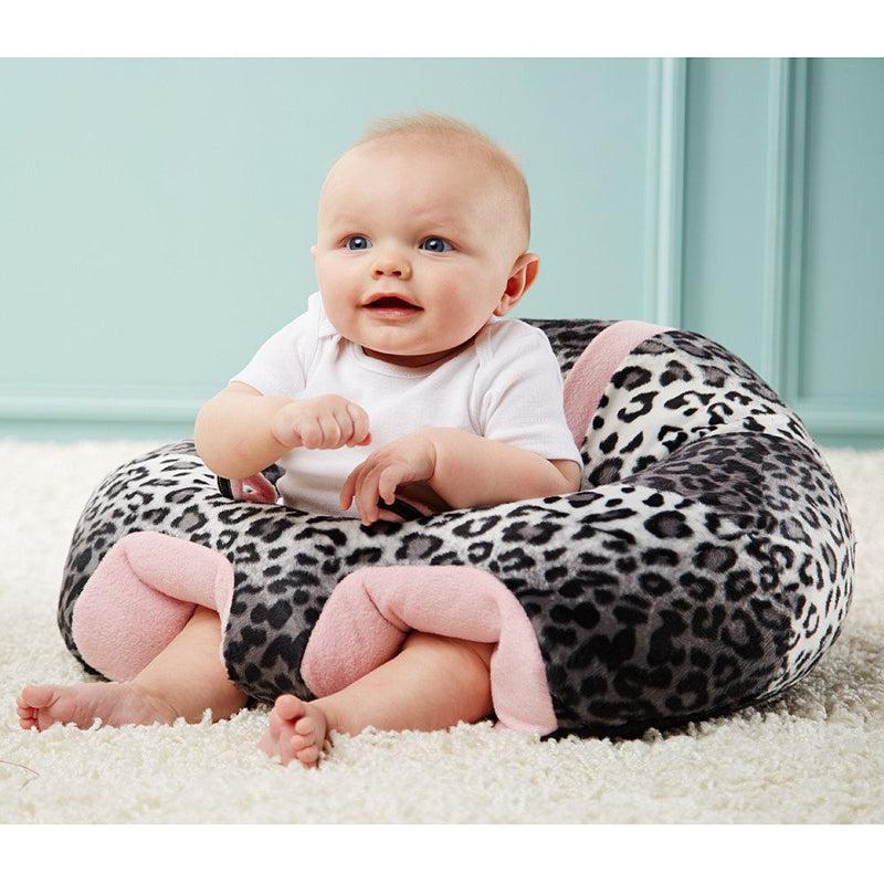 Hugaboo Baby Floor Seat - Snow Leopard-Binky Boppy