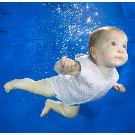 Splash About - Baby Wrap (Pink Gingham)-Binky Boppy