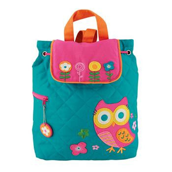 Stephen Joseph - Quilted Backpack (Owl)-Binky Boppy