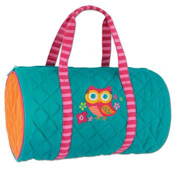 Stephen Joseph - Quilted Duffle (Teal Owl)-Binky Boppy