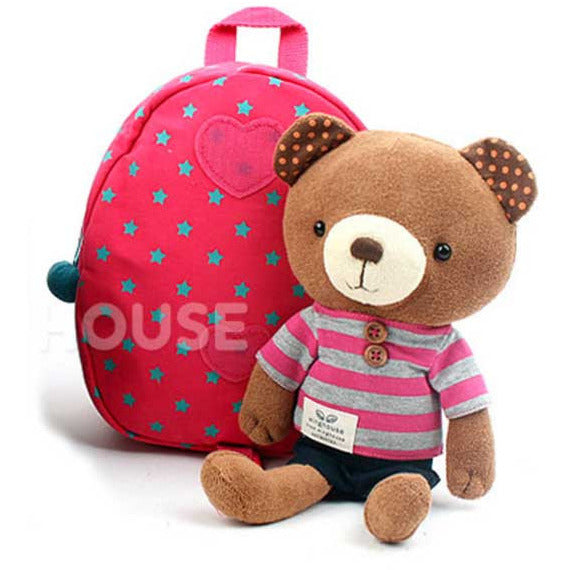 Winghouse - Bubble Mu Happy Safety Harness Backpack (Pink)-Binky Boppy
